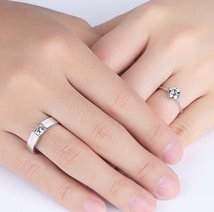 Bague(s) argent couple