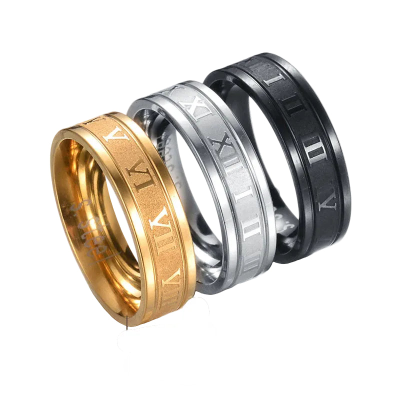 Bague chiffres romains