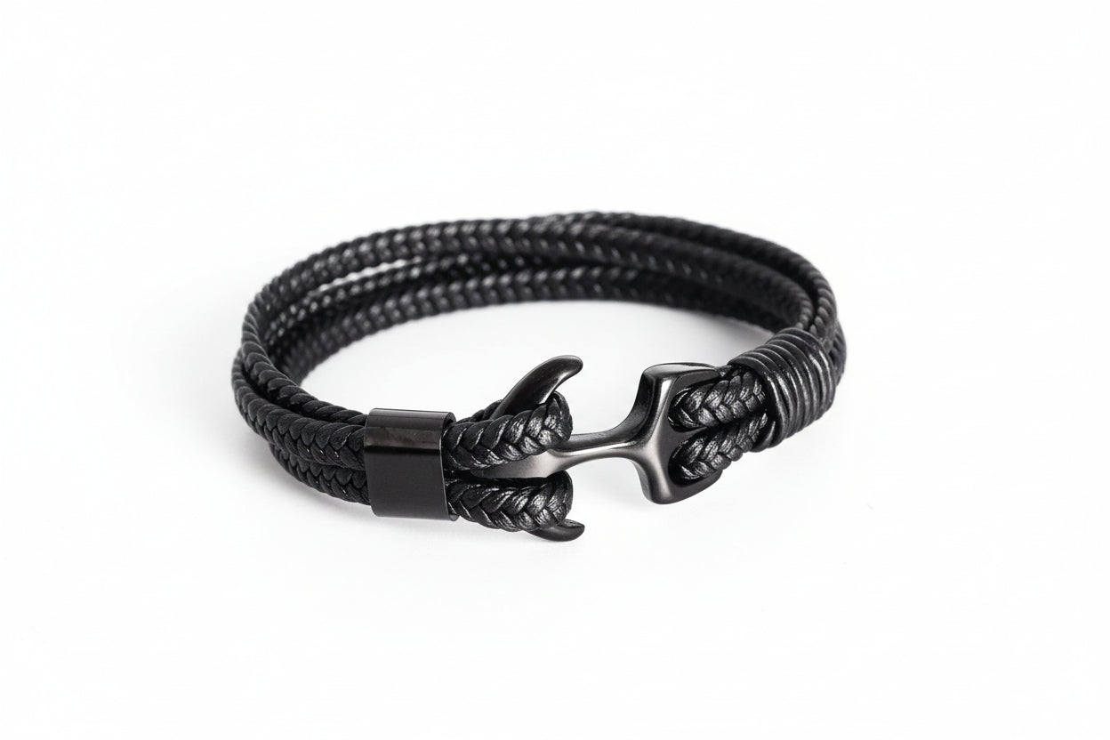 Bracelet corde ancre