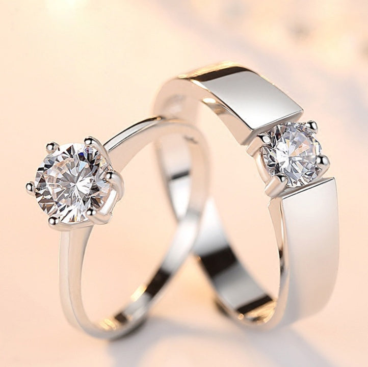 Bague(s) argent couple
