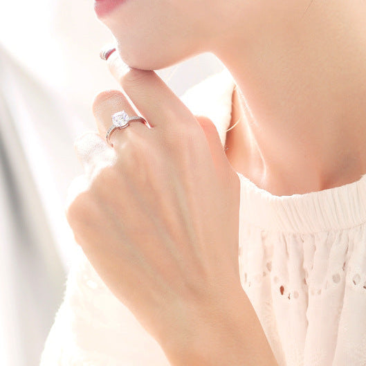 Bague pierre classe ARGENT