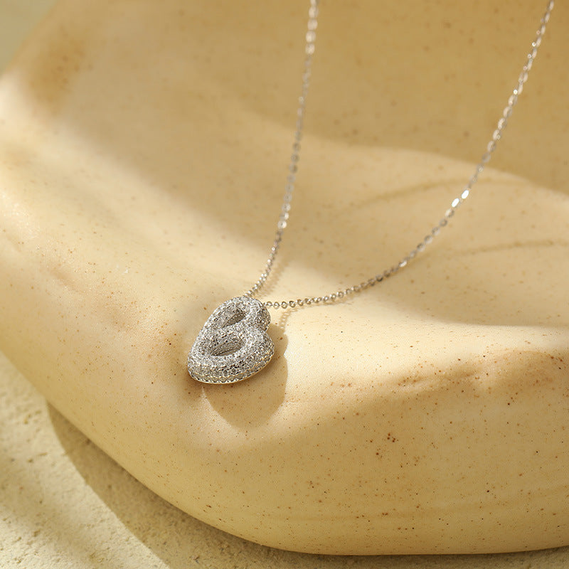 Collier initiale diamants