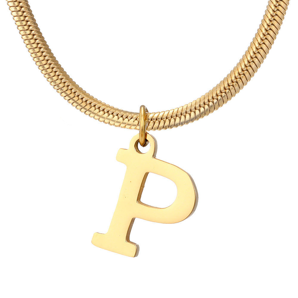 Collier initial épuré