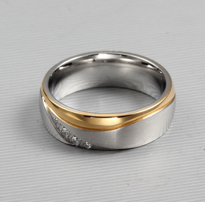 Bague couple or argent