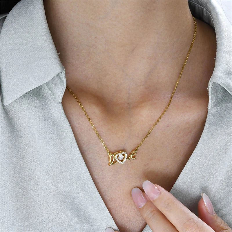 Collier coeur "love"