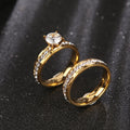 Bague double femme (2 pcs)