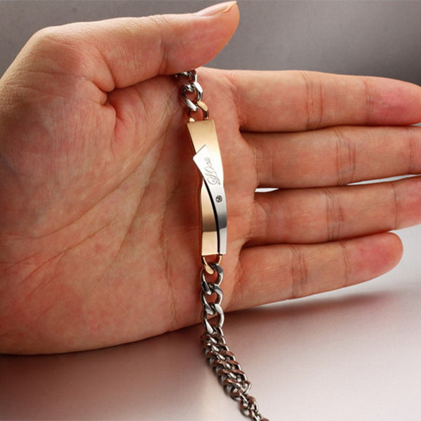 Bracelet "love" couple H/F