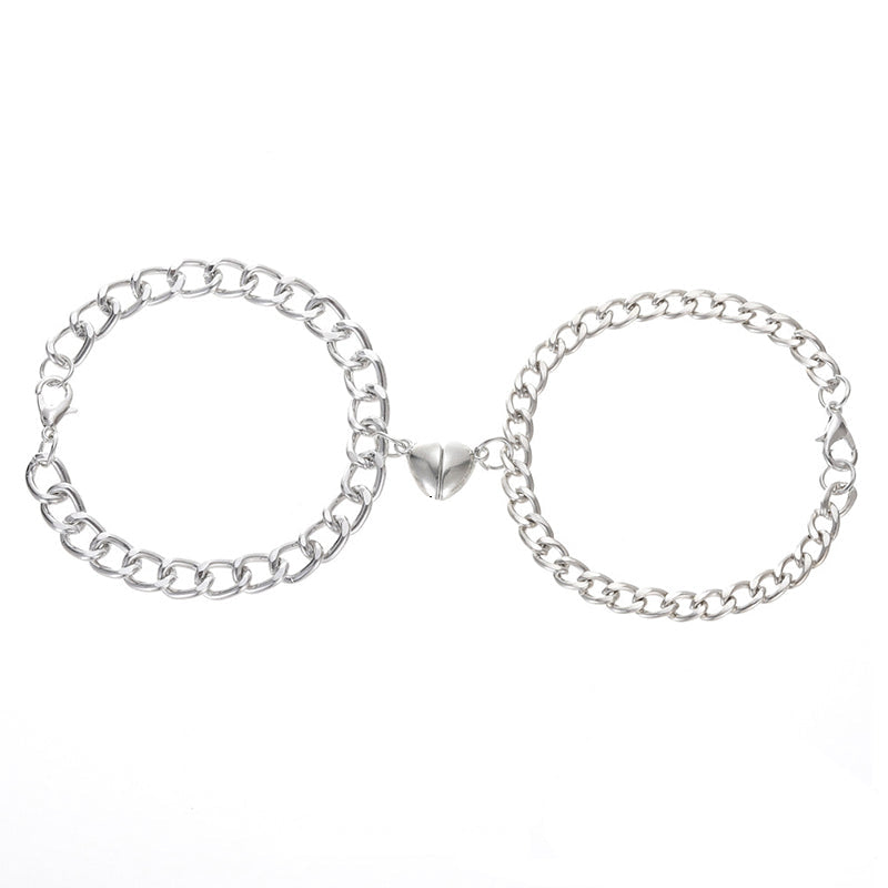 Chaines cœur magnétique (2 pcs)