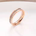 Bague diamant or rose