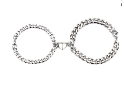 Bracelet cœur magnétique (2 pcs)