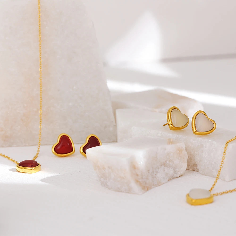 Collier et boucles d'oreilles Rachel