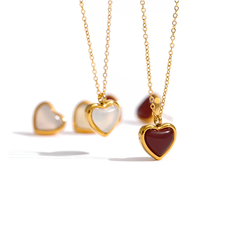 Collier et boucles d'oreilles Rachel