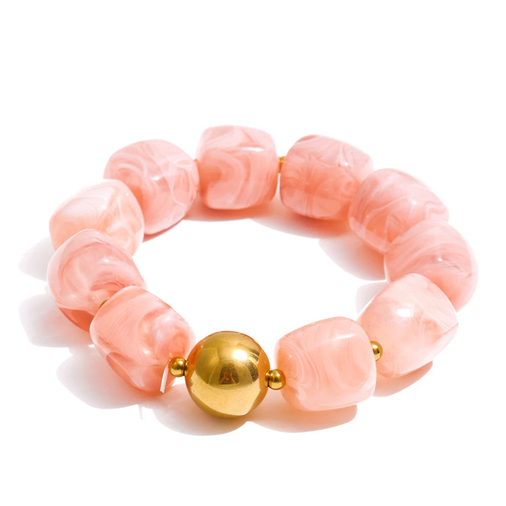 Collier et bracelet perles Silvia