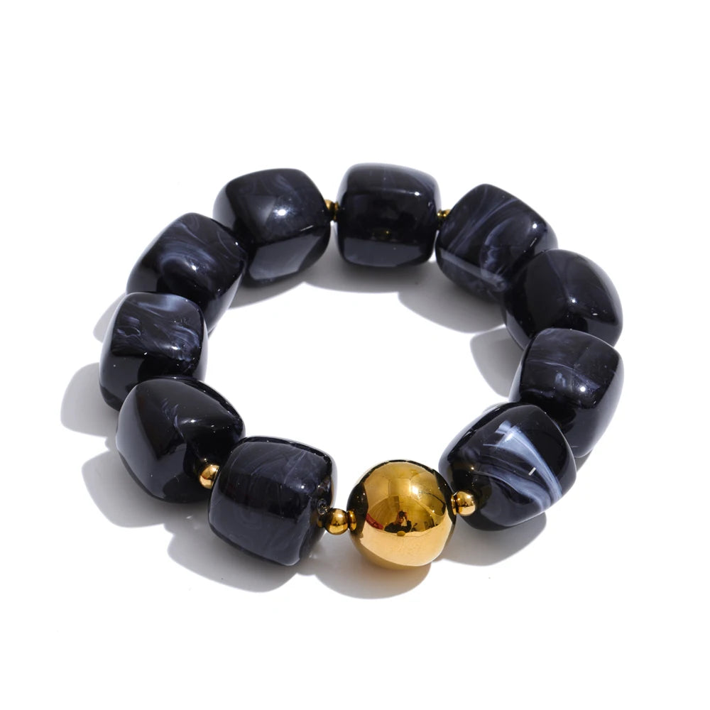 Collier et bracelet perles Silvia