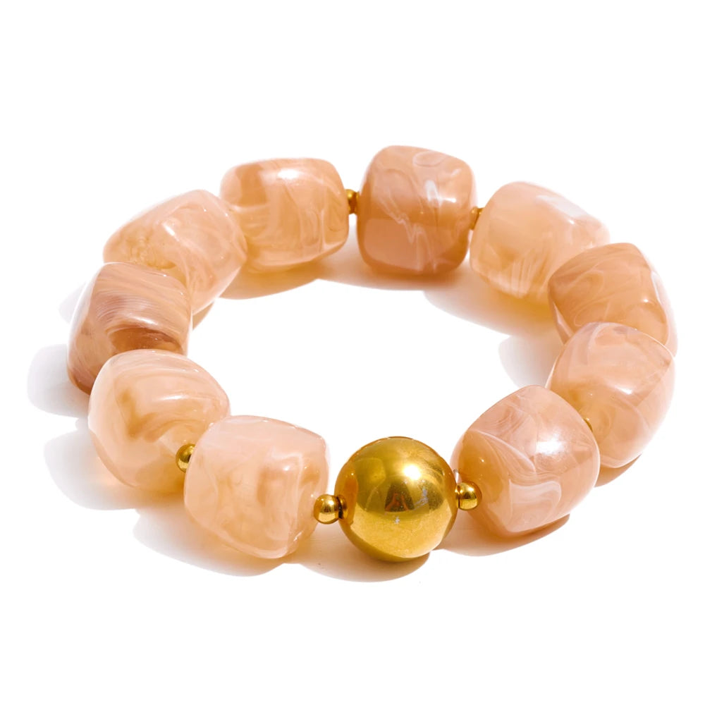 Collier et bracelet perles Silvia