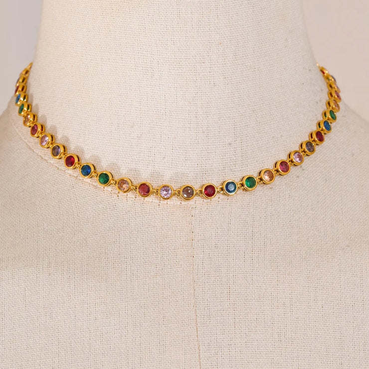 Collier & bracelet diamant Jeanne