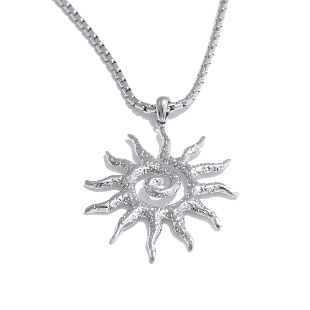 Collier & boucles d'oreilles sun Lila