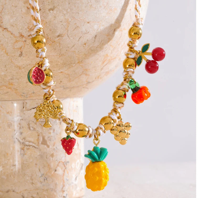 Collier breloques Licia