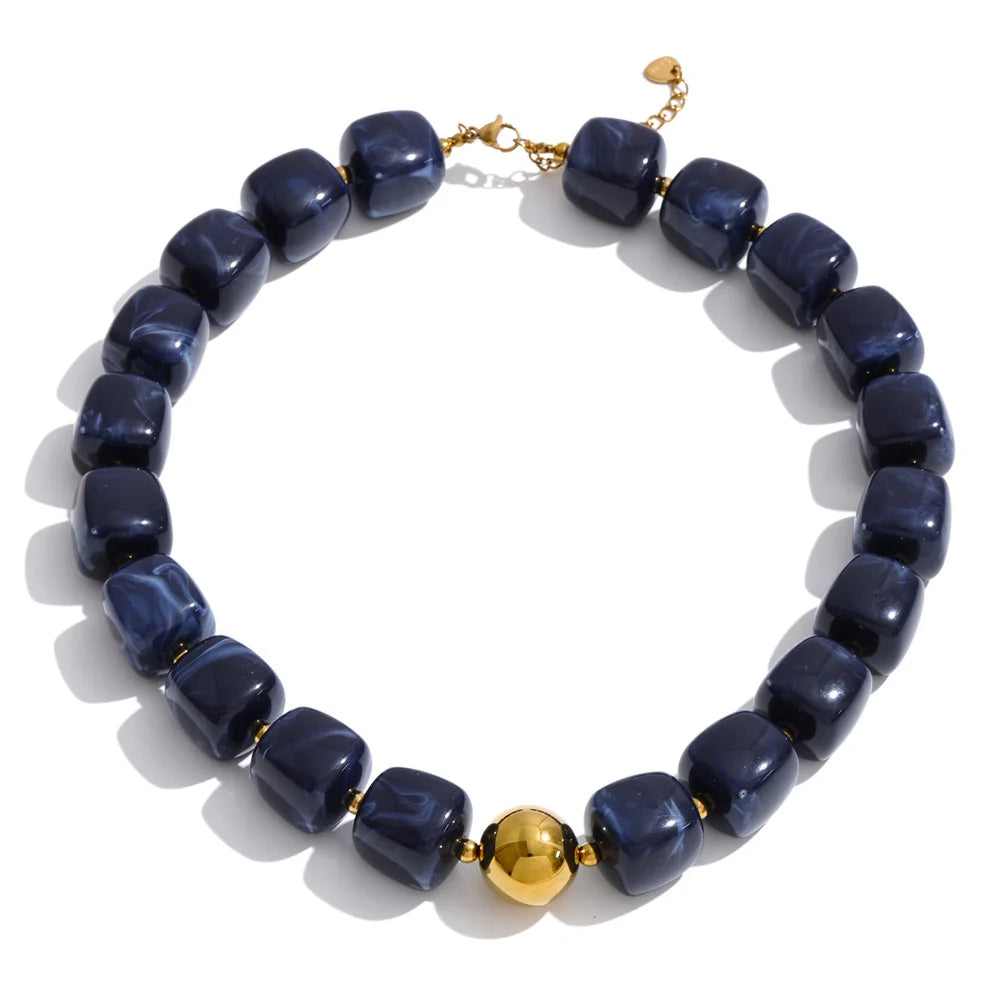 Collier et bracelet perles Silvia