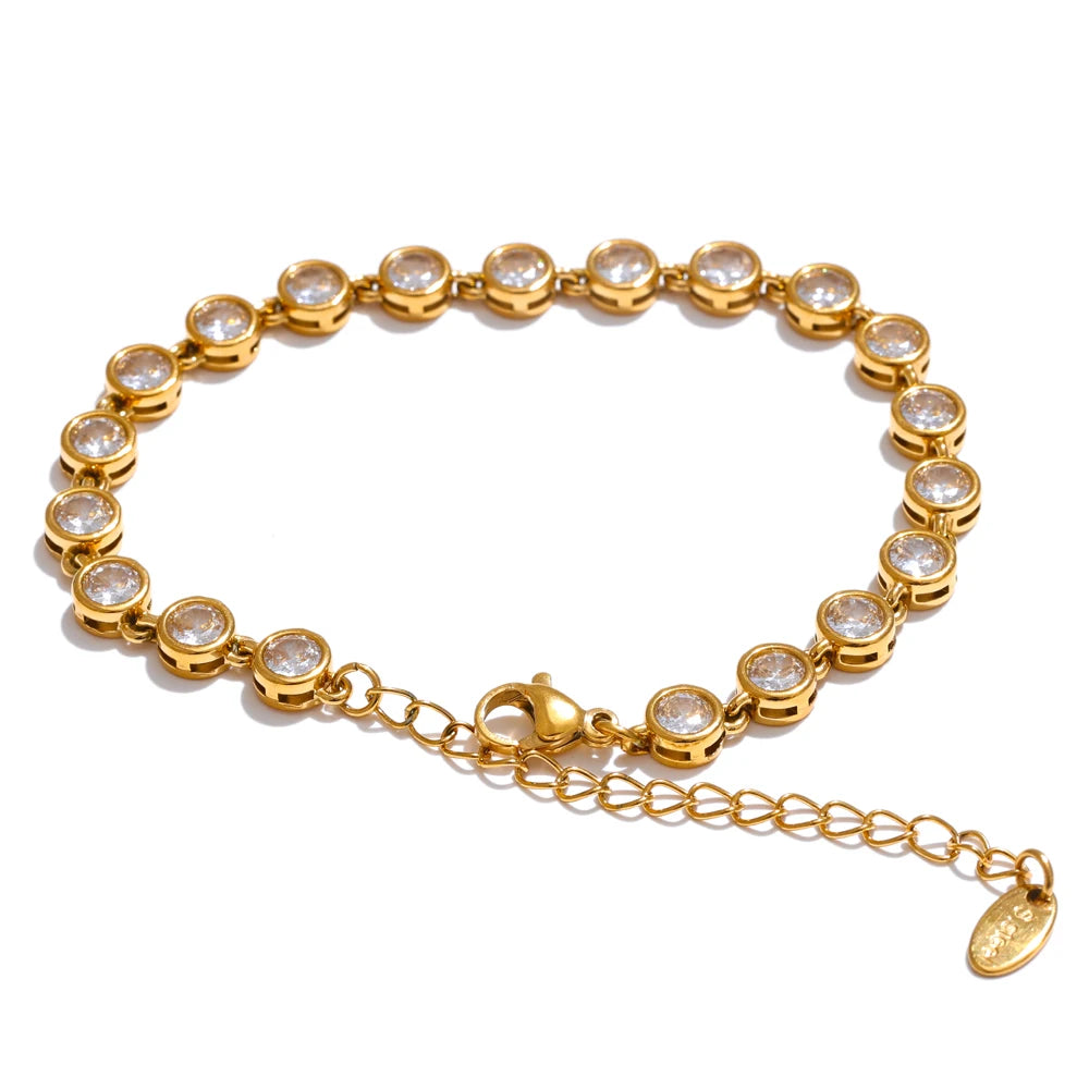 Collier & bracelet diamant Jeanne