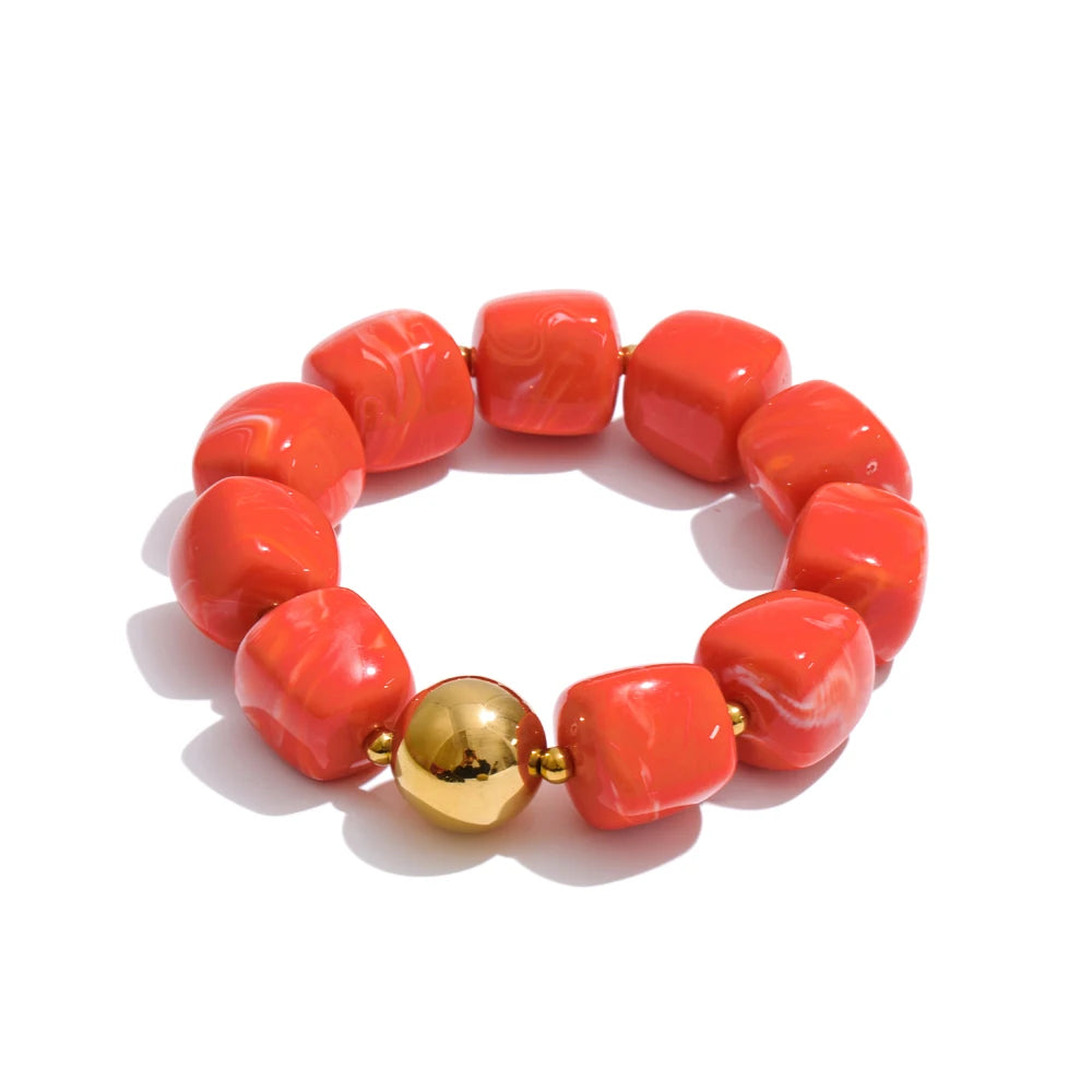 Collier et bracelet perles Silvia