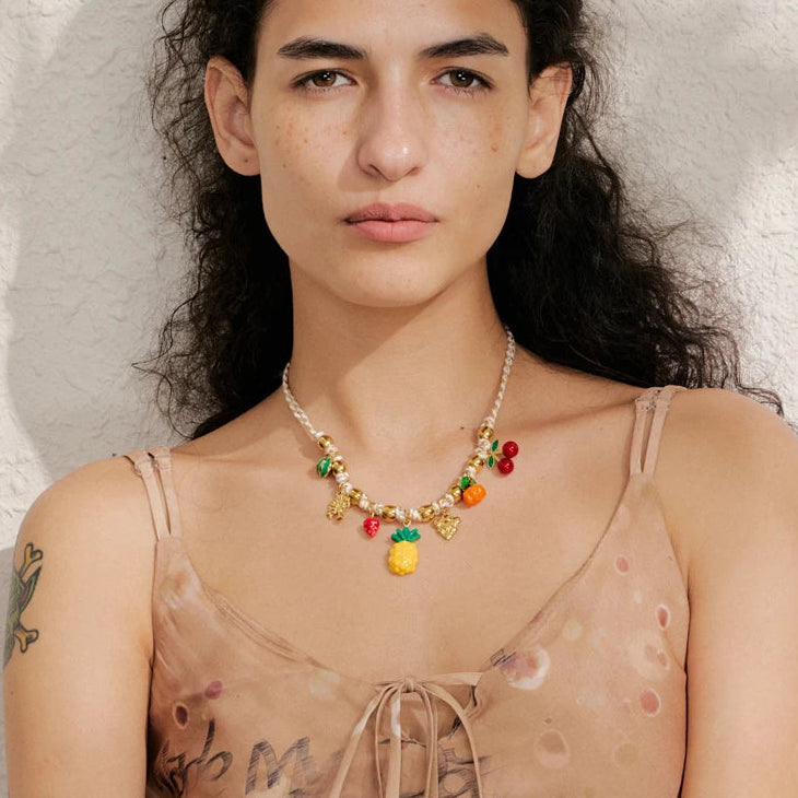 Collier breloques Licia