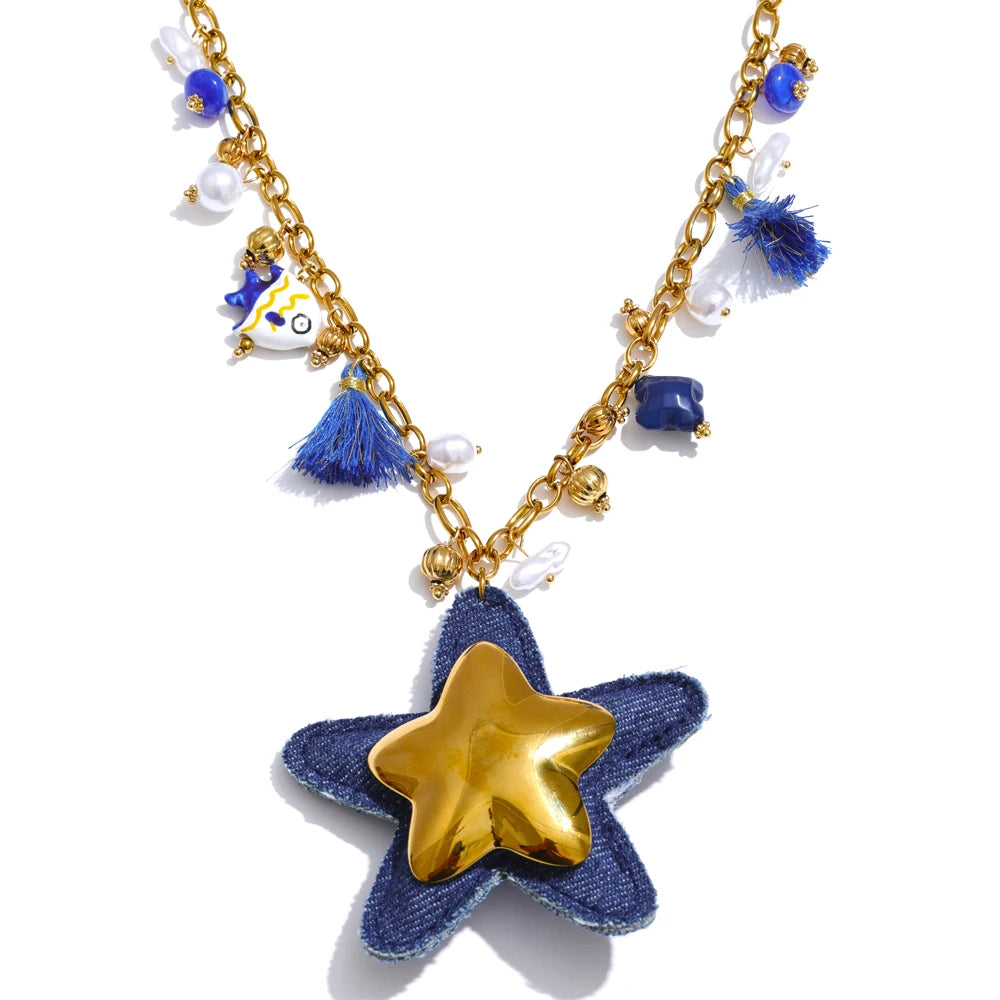 Collier & jonc Tissu Olivia