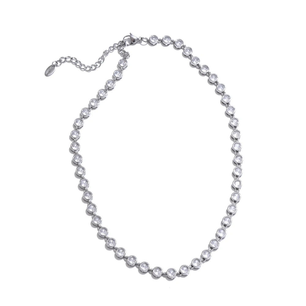 Collier & bracelet diamant Jeanne