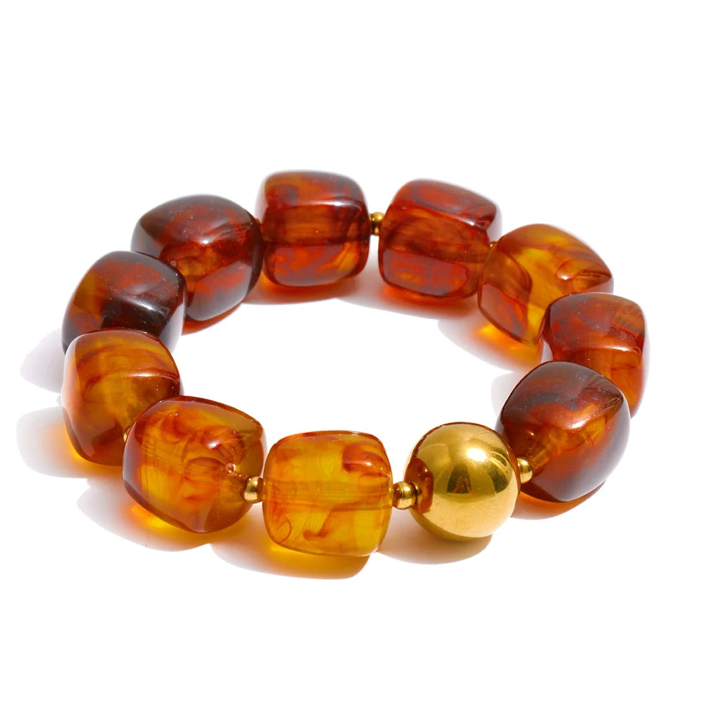 Collier et bracelet perles Silvia