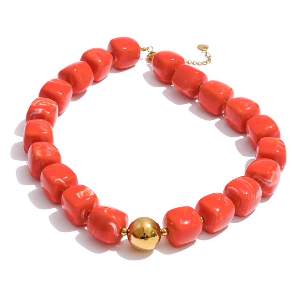 Collier et bracelet perles Silvia