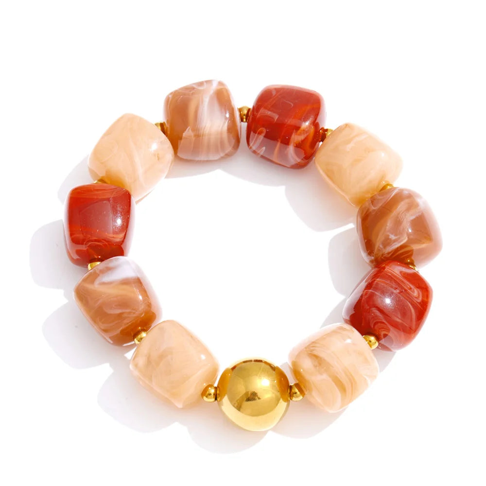 Collier et bracelet perles Silvia