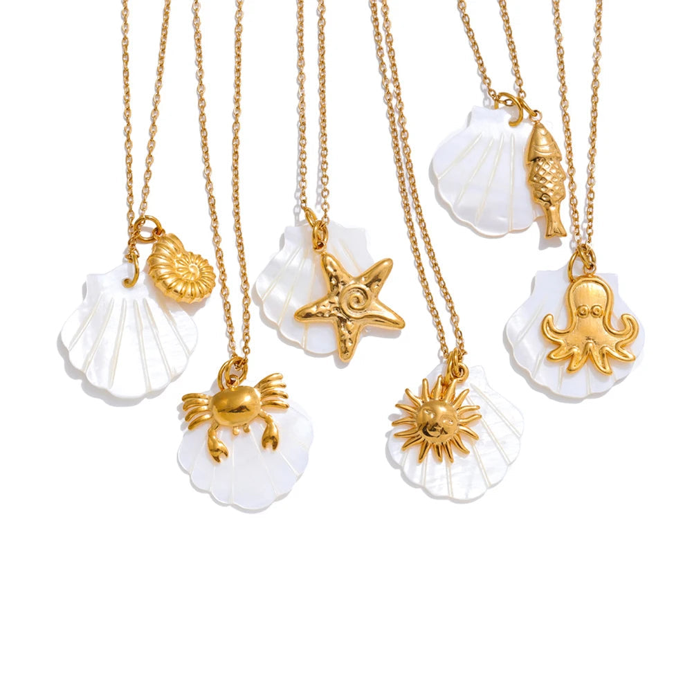 Collier coquillage Lorry