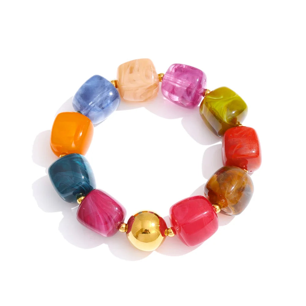 Collier et bracelet perles Silvia