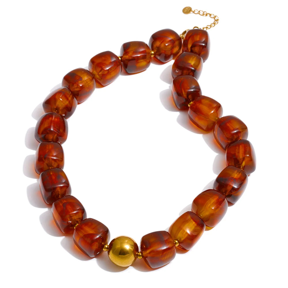 Collier et bracelet perles Silvia