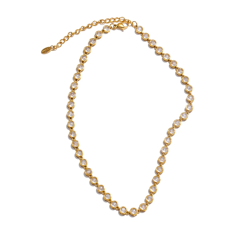 Collier & bracelet diamant Jeanne