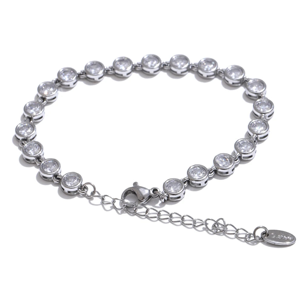 Collier & bracelet diamant Jeanne