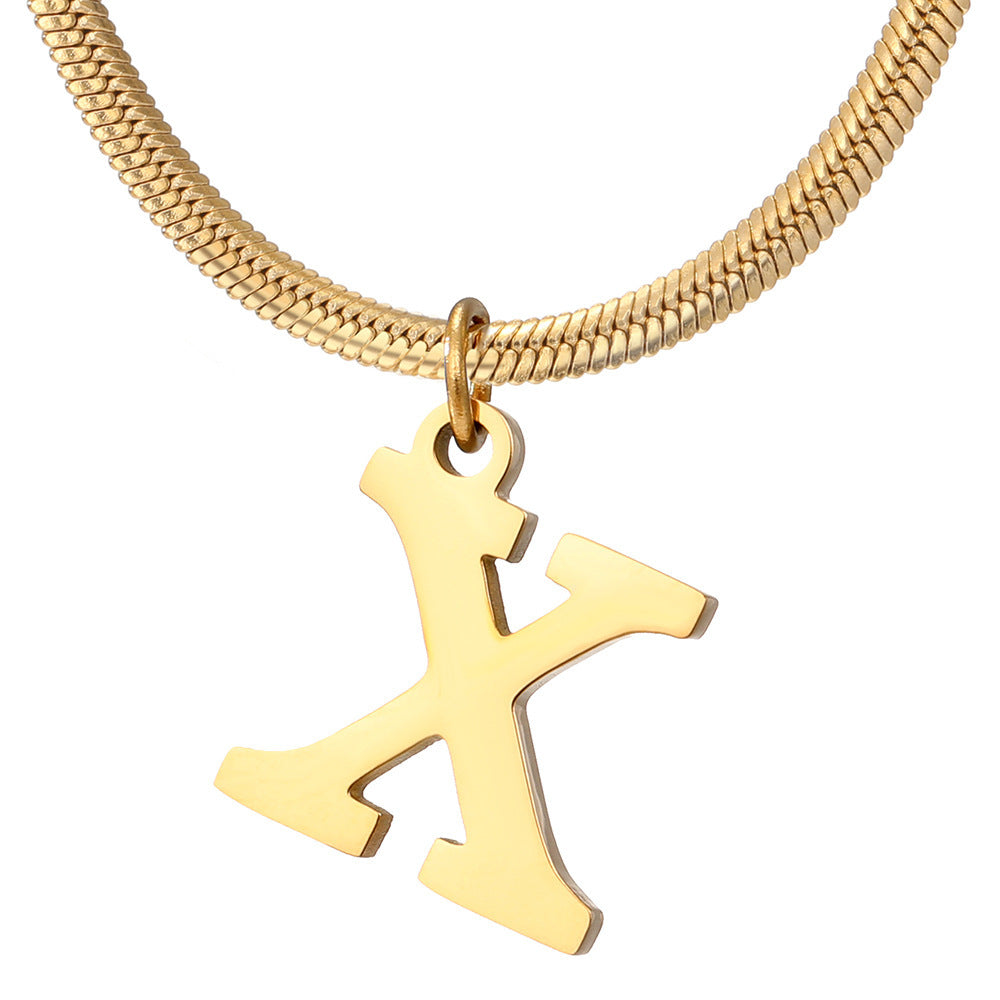 Collier initial épuré