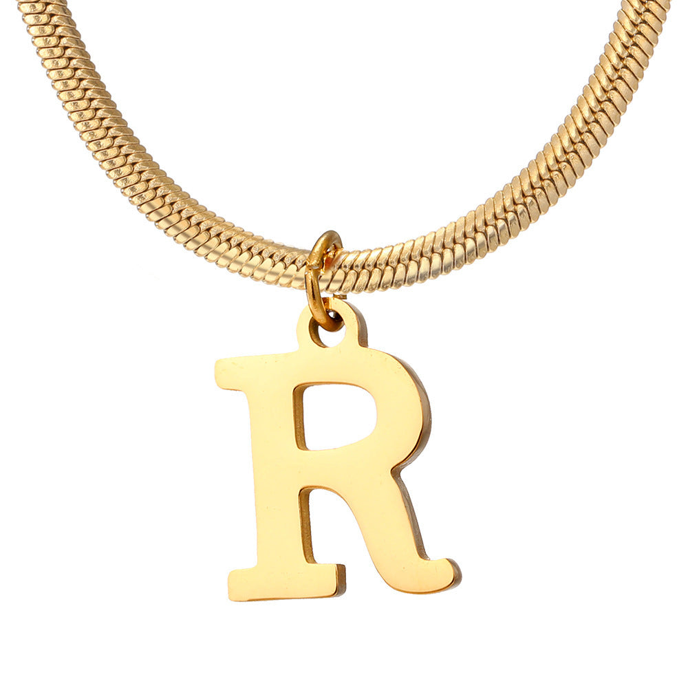 Collier initial épuré