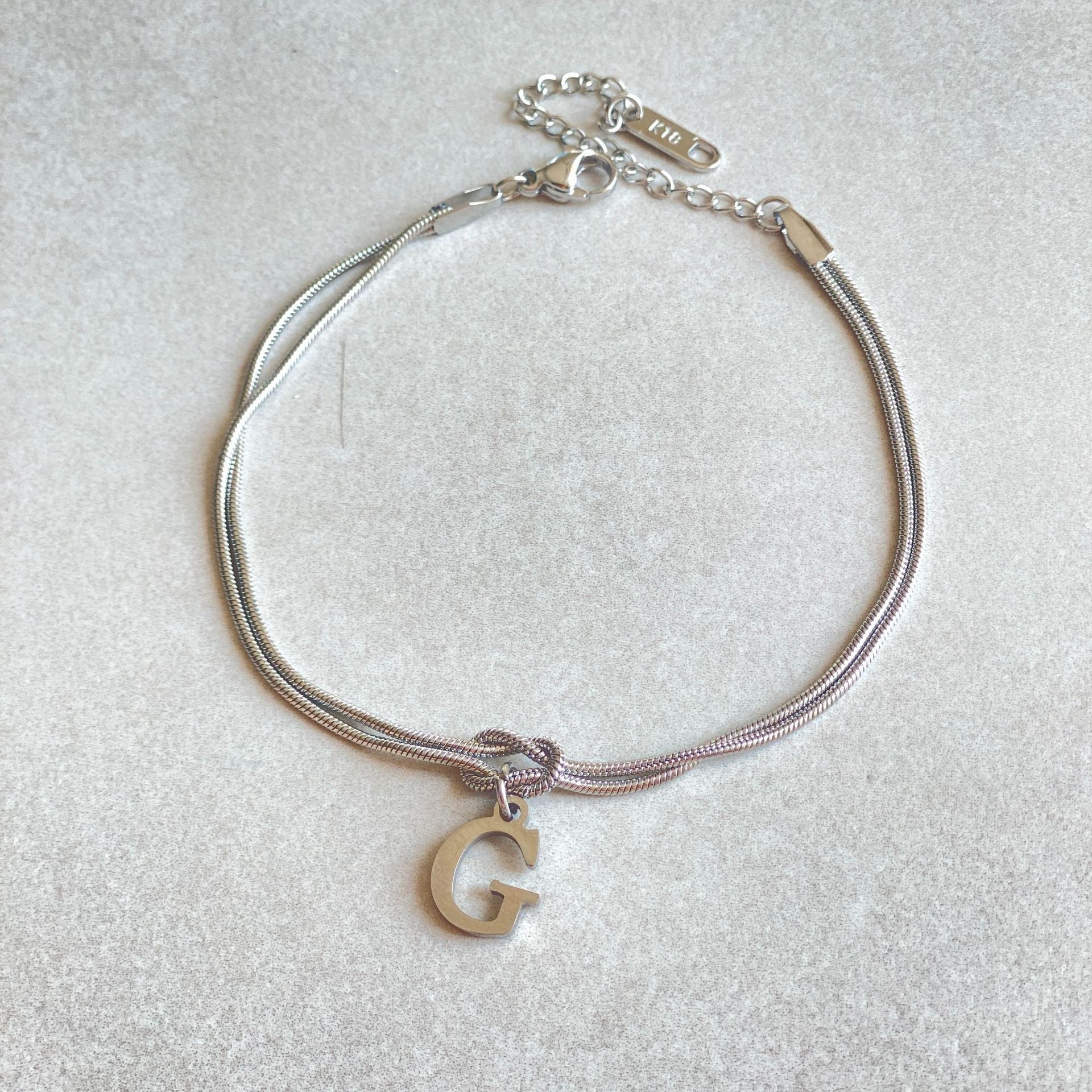 Bracelet initiale H/F