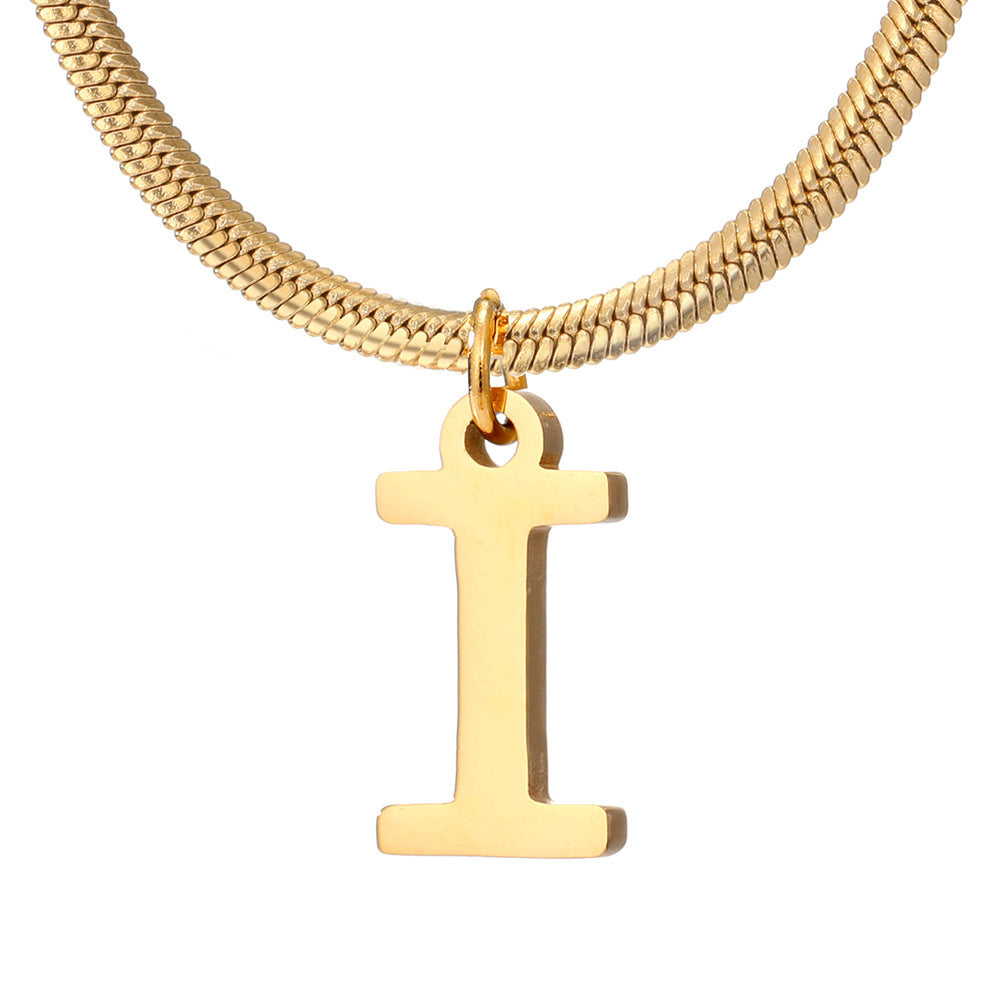 Collier initial épuré