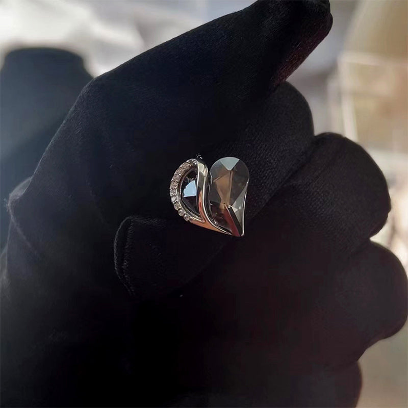 Collier cœur sculpté